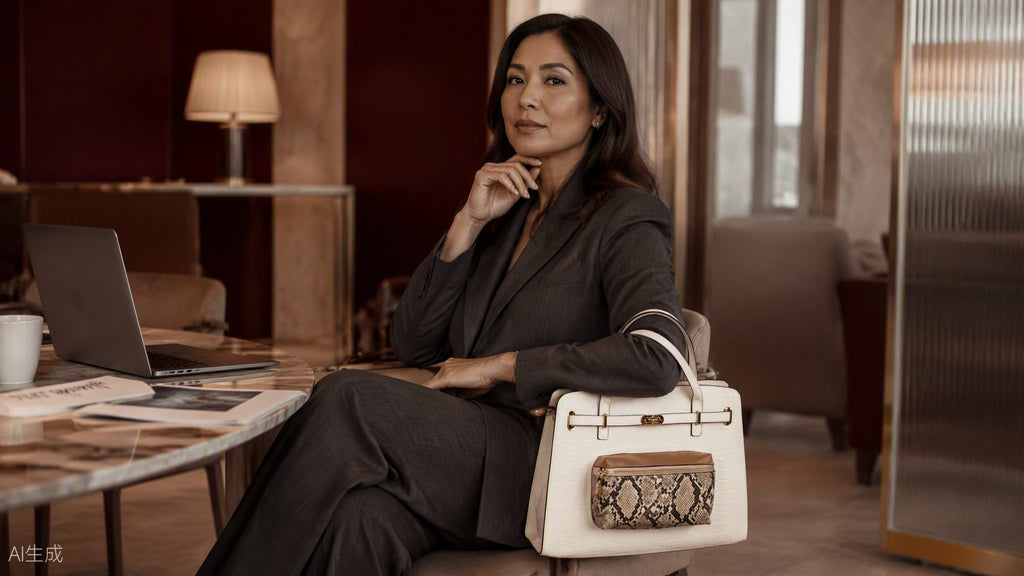 Bianca Trapeze Tote — editorial lifestyle photo, Emily Loran PH