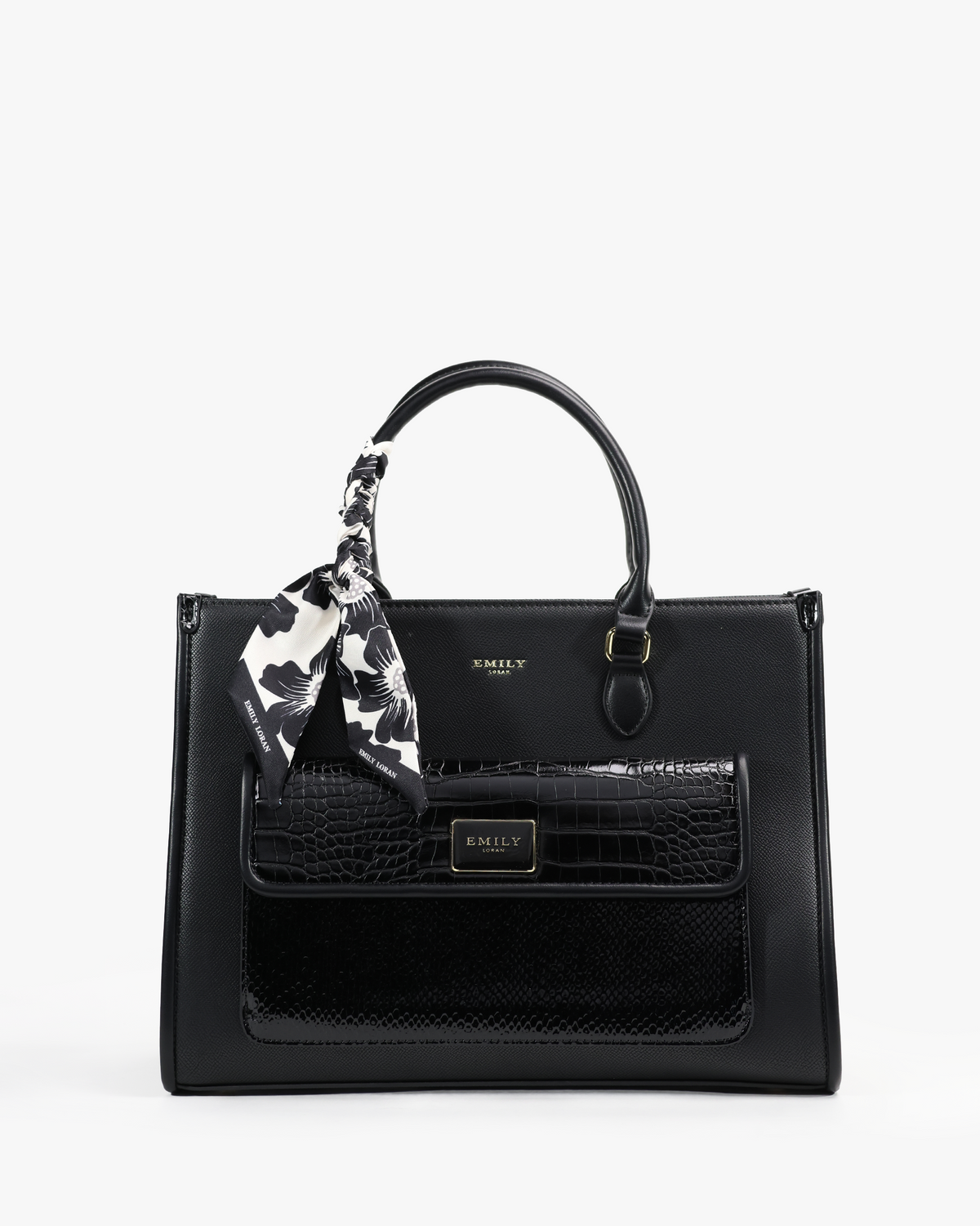 Elowen Shopper — Large Shopper Tote — Black colorway, catalogue image 1