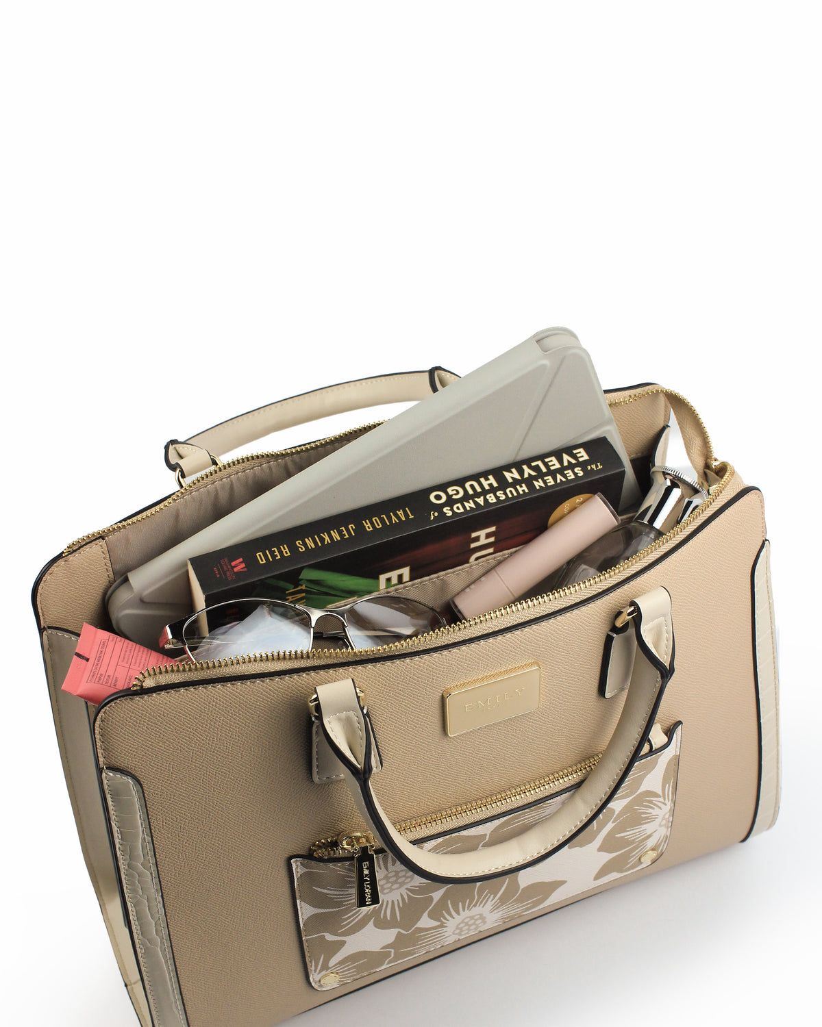 Dahlia Satchel — Structured Satchel — Beige colorway, catalogue image 5