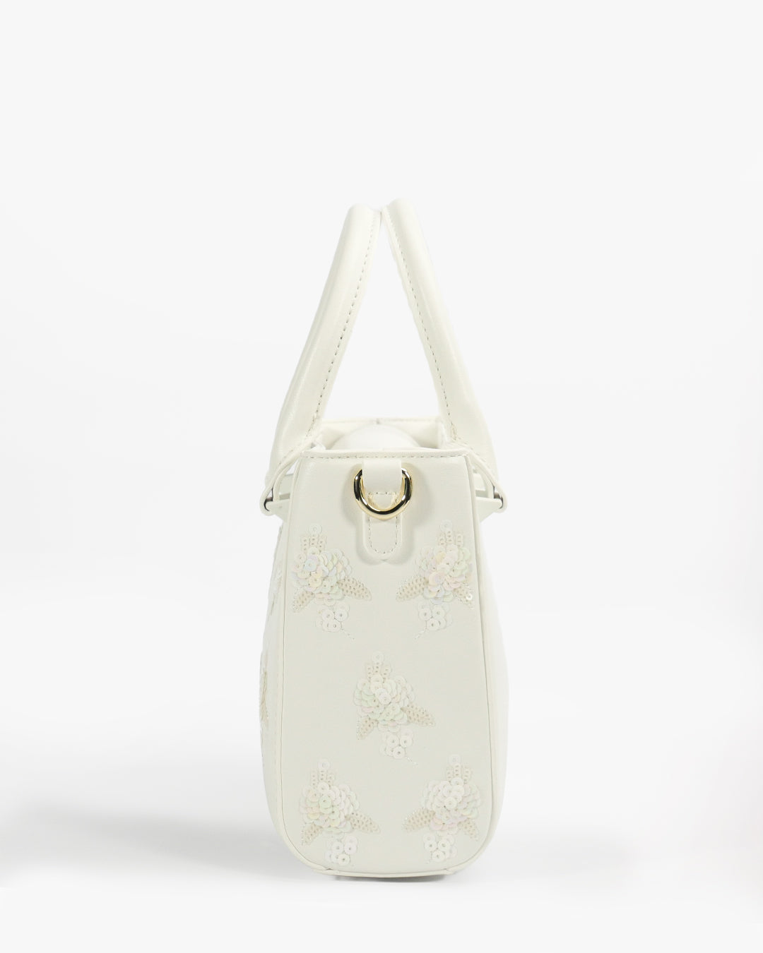 Lumina Mini Tote — Mini Bag — White colorway, catalogue image 3