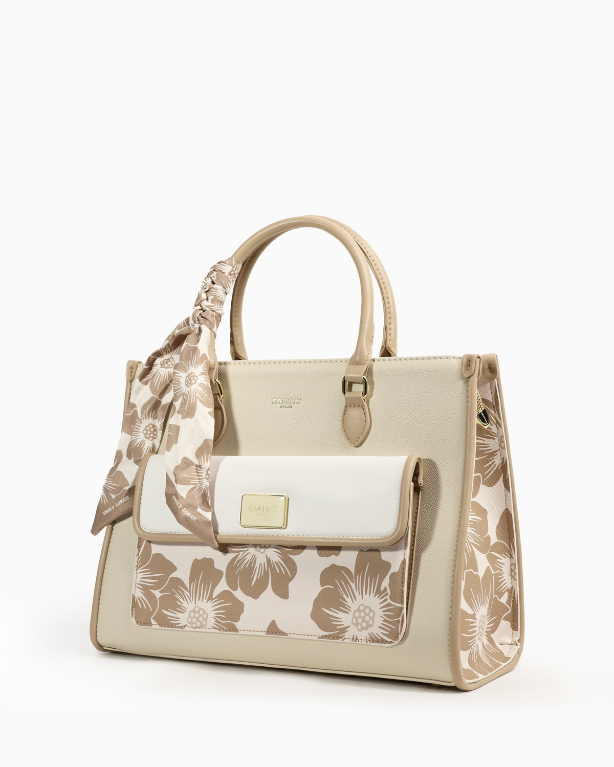 Elowen Shopper — Large Shopper Tote — Beige colorway, catalogue image 2