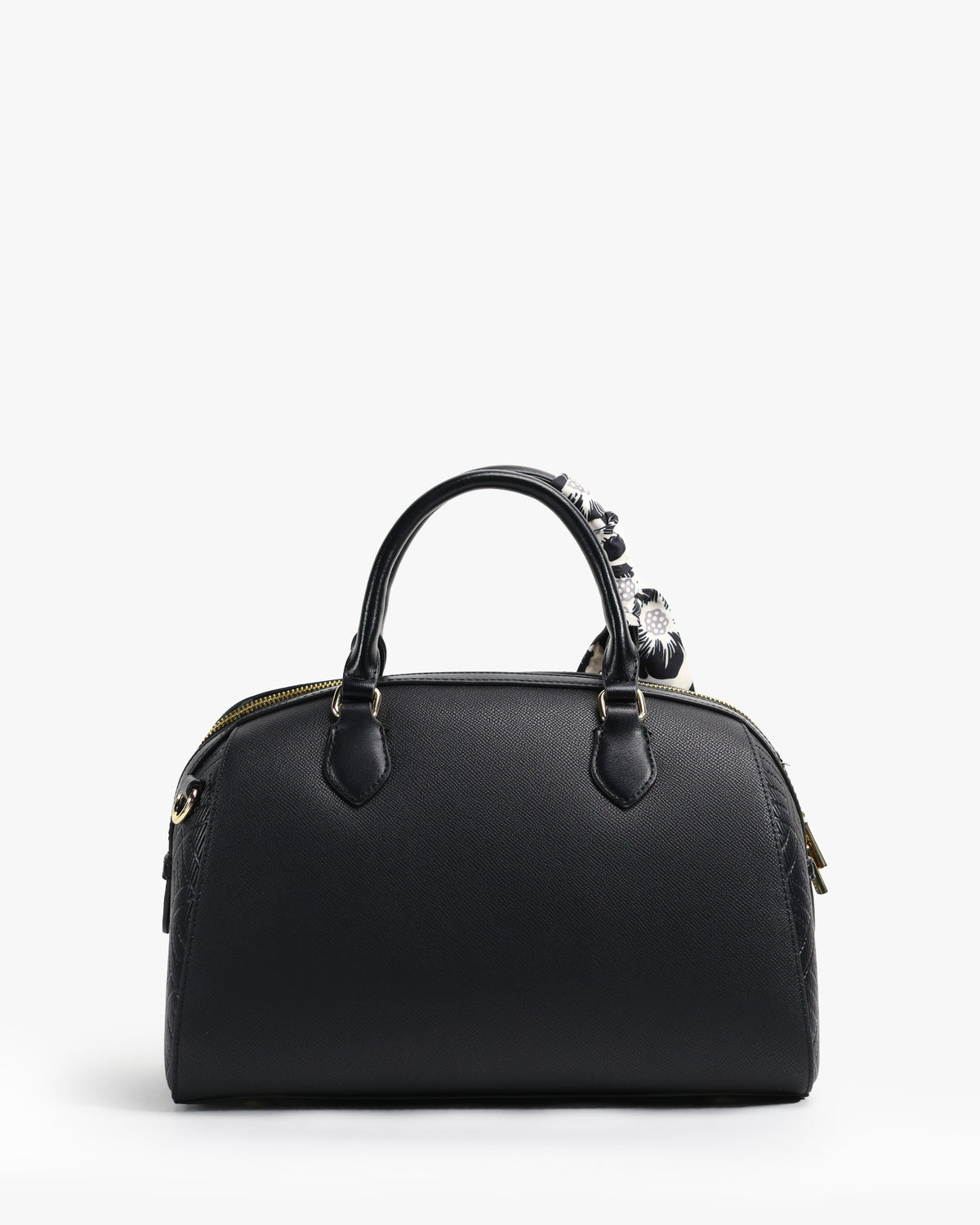 Noor Boston — Floral Boston Bag — Black colorway, catalogue image 4