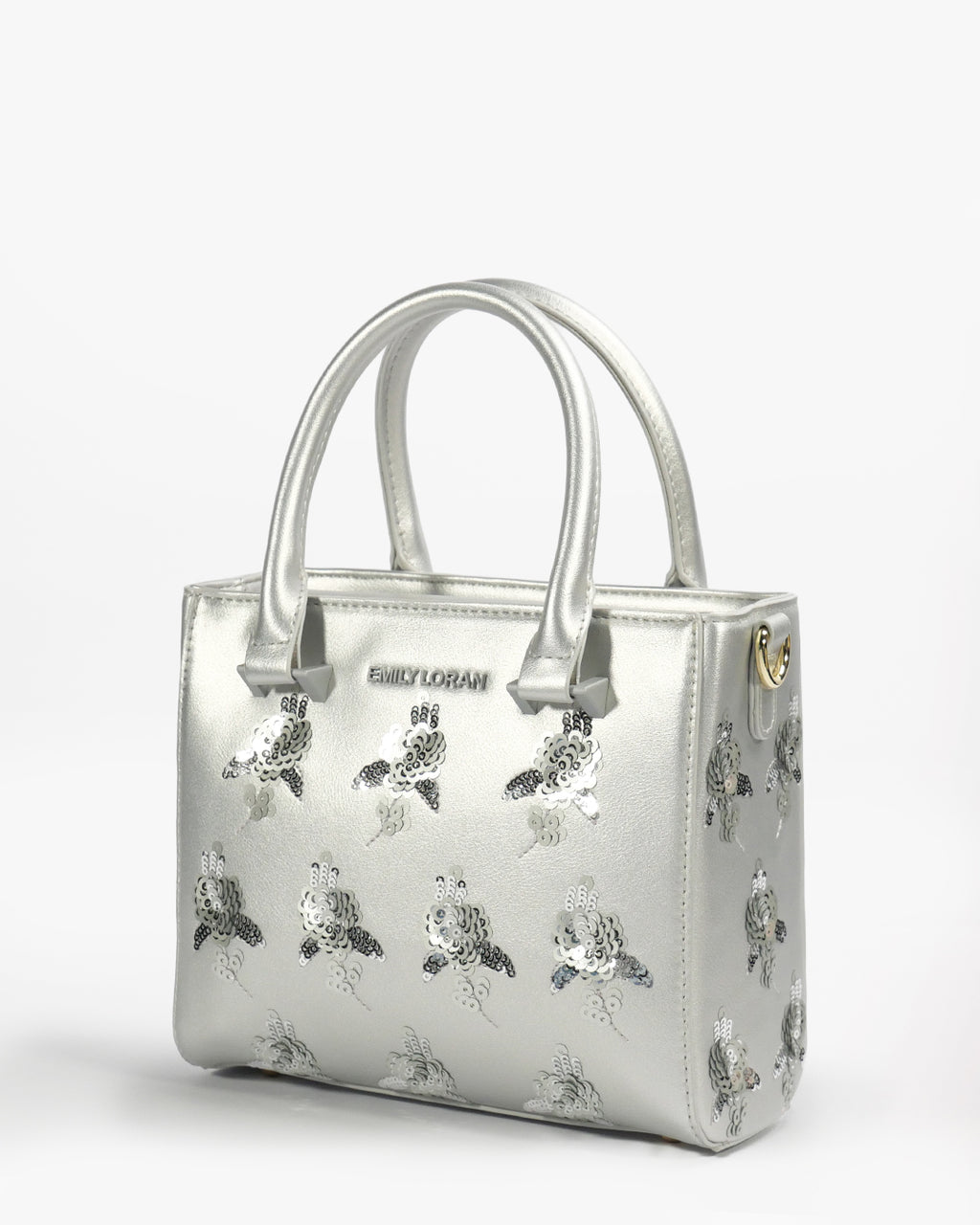 Lumina Mini Tote — Mini Bag — Silver colorway, catalogue image 2