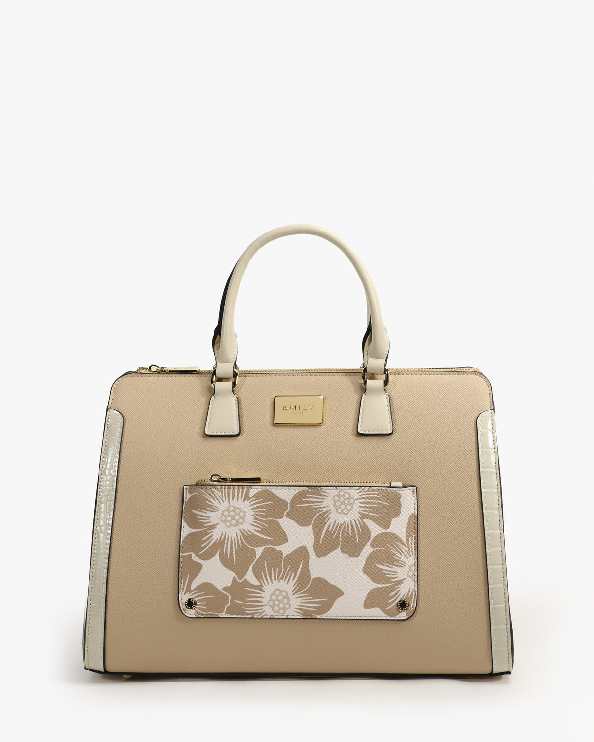 Dahlia Satchel — Structured Satchel — Beige colorway, catalogue image 1