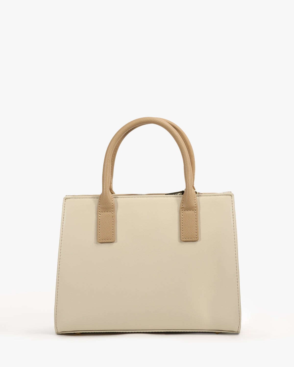 Lilia Mini Tote — Mini Structured Tote — Beige colorway, catalogue image 4