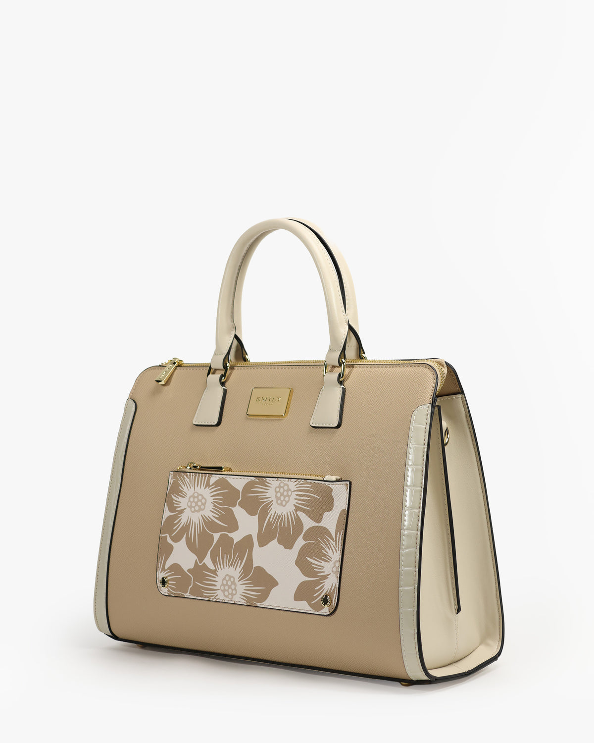 Dahlia Satchel — Structured Satchel — Beige colorway, catalogue image 2