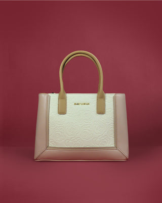 Rosette Tote — Structured Square Tote