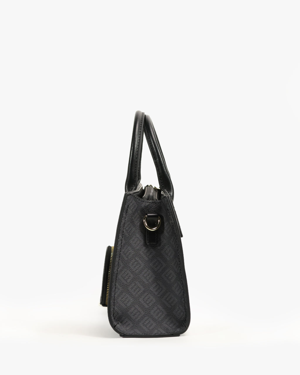 Lilia Mini Tote — Mini Structured Tote — Black colorway, catalogue image 3