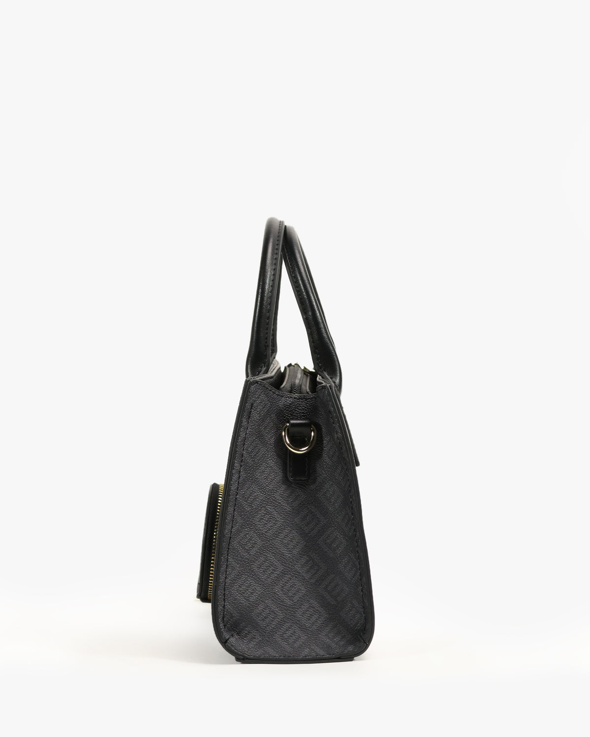 Lilia Mini Tote — Mini Structured Tote — Black colorway, catalogue image 3