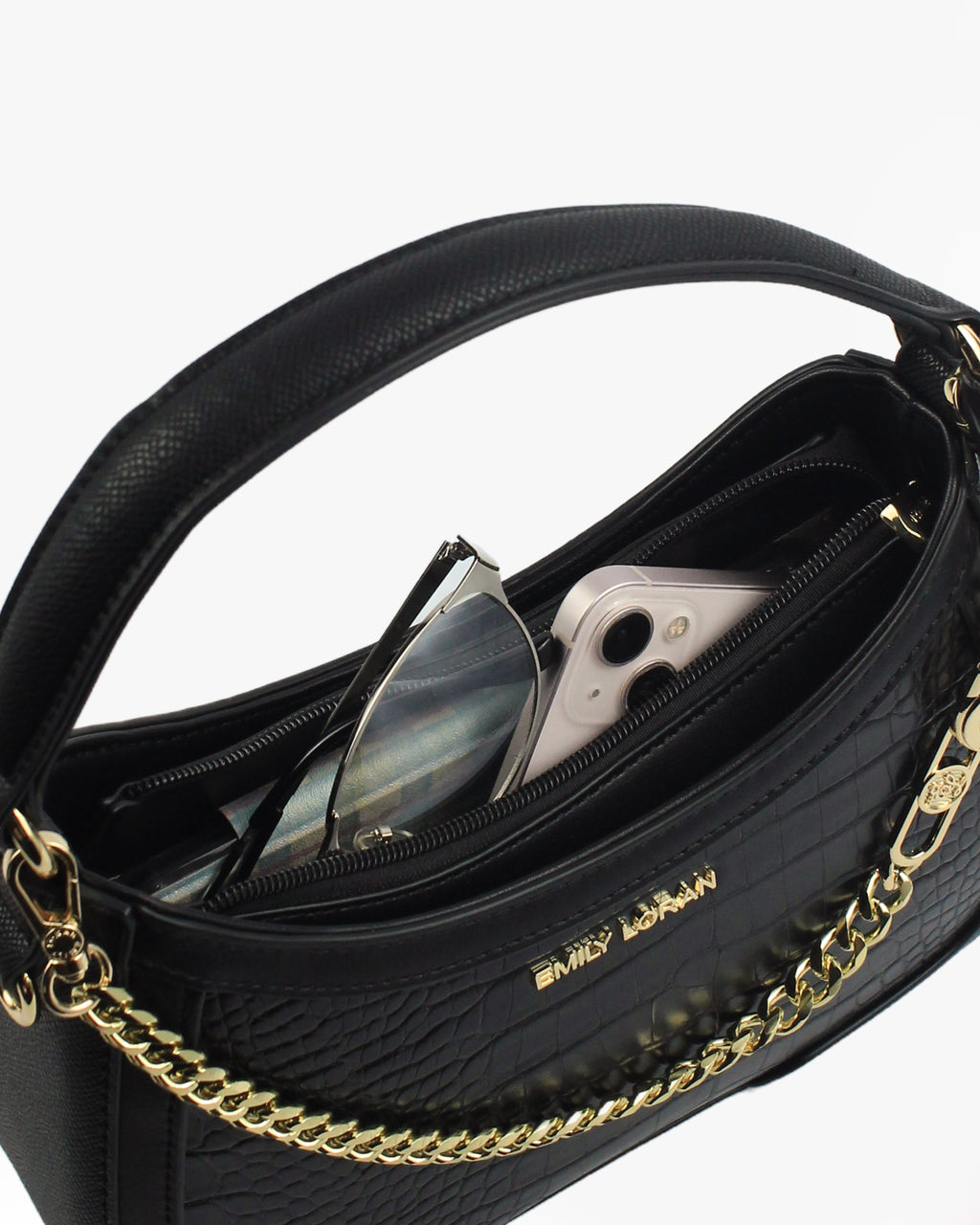 Mariposa Hobo — Crescent Hobo — Black colorway, catalogue image 5