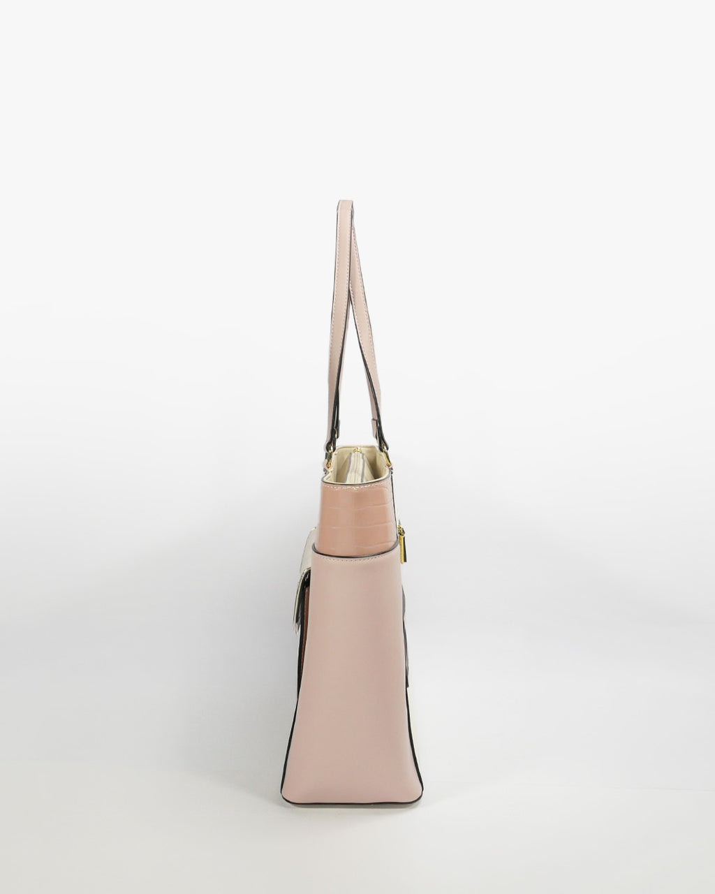 Ravenna Tote — Structured Shoulder Tote — Pink colorway, catalogue image 3