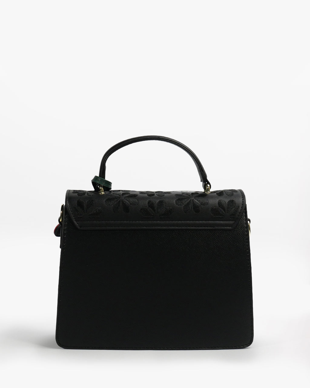 Mirabel Satchel — Flap Satchel — Black colorway, catalogue image 4