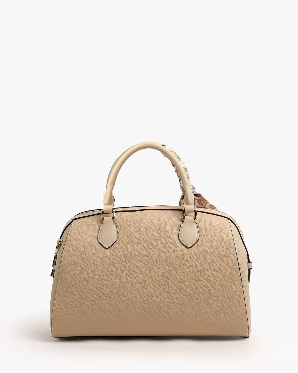 Noor Boston — Floral Boston Bag — Beige colorway, catalogue image 4