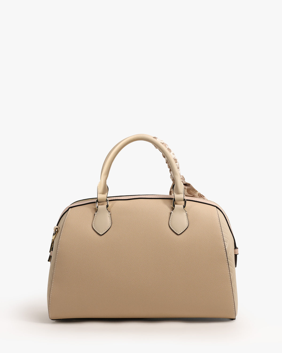 Noor Boston — Floral Boston Bag — Beige colorway, catalogue image 4