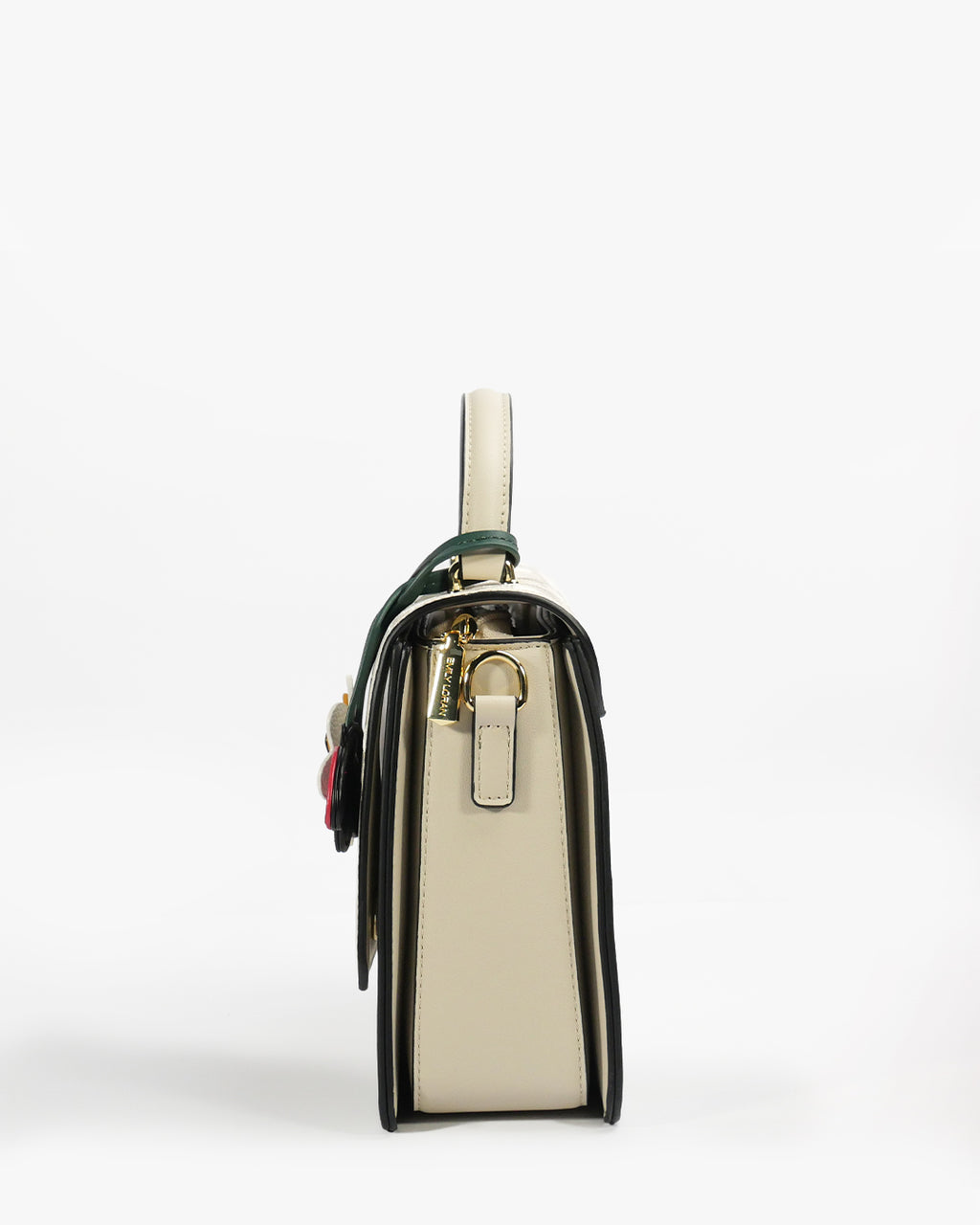 Mirabel Satchel — Flap Satchel — Beige colorway, catalogue image 3