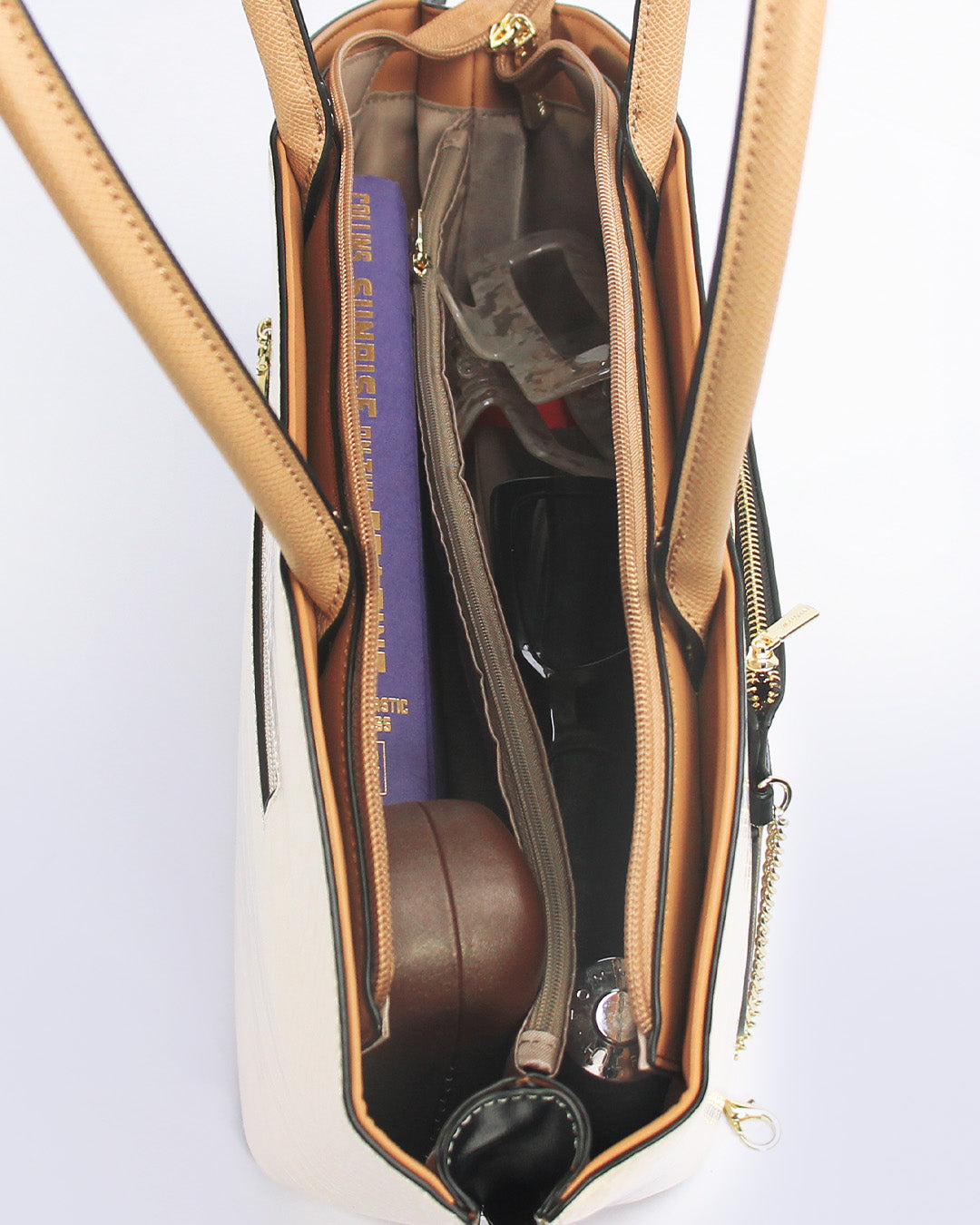 Aurelie Fan Tote — Fan Tote — White colorway, catalogue image 5