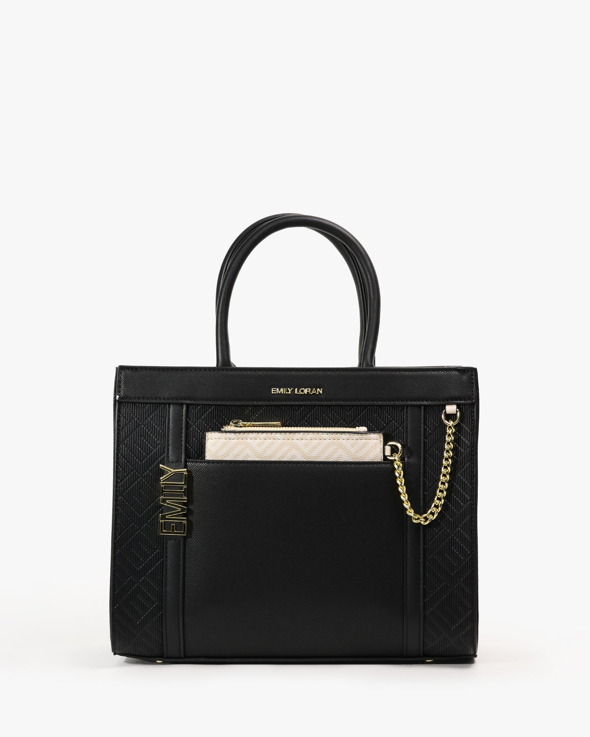 Aurore Tote — Ombré Shopper Tote — Black colorway, catalogue image 1