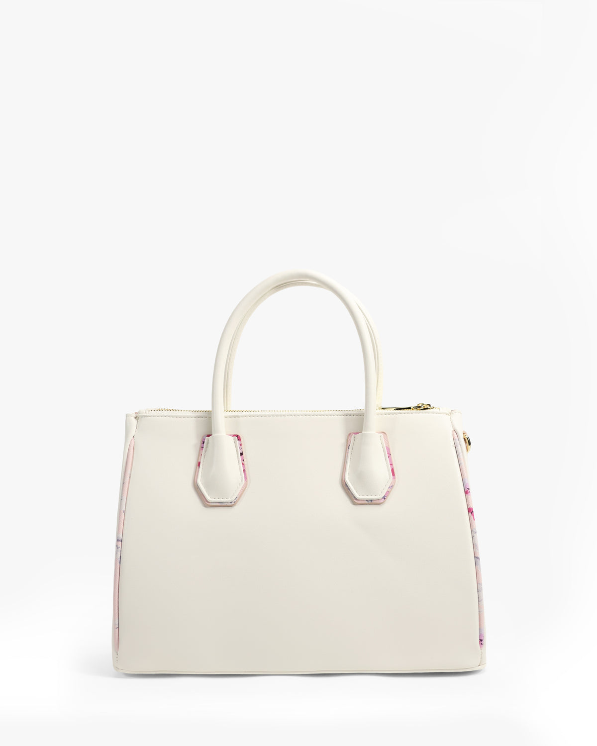 Hana Tote — Cherry Blossom Zip Tote — White colorway, catalogue image 4