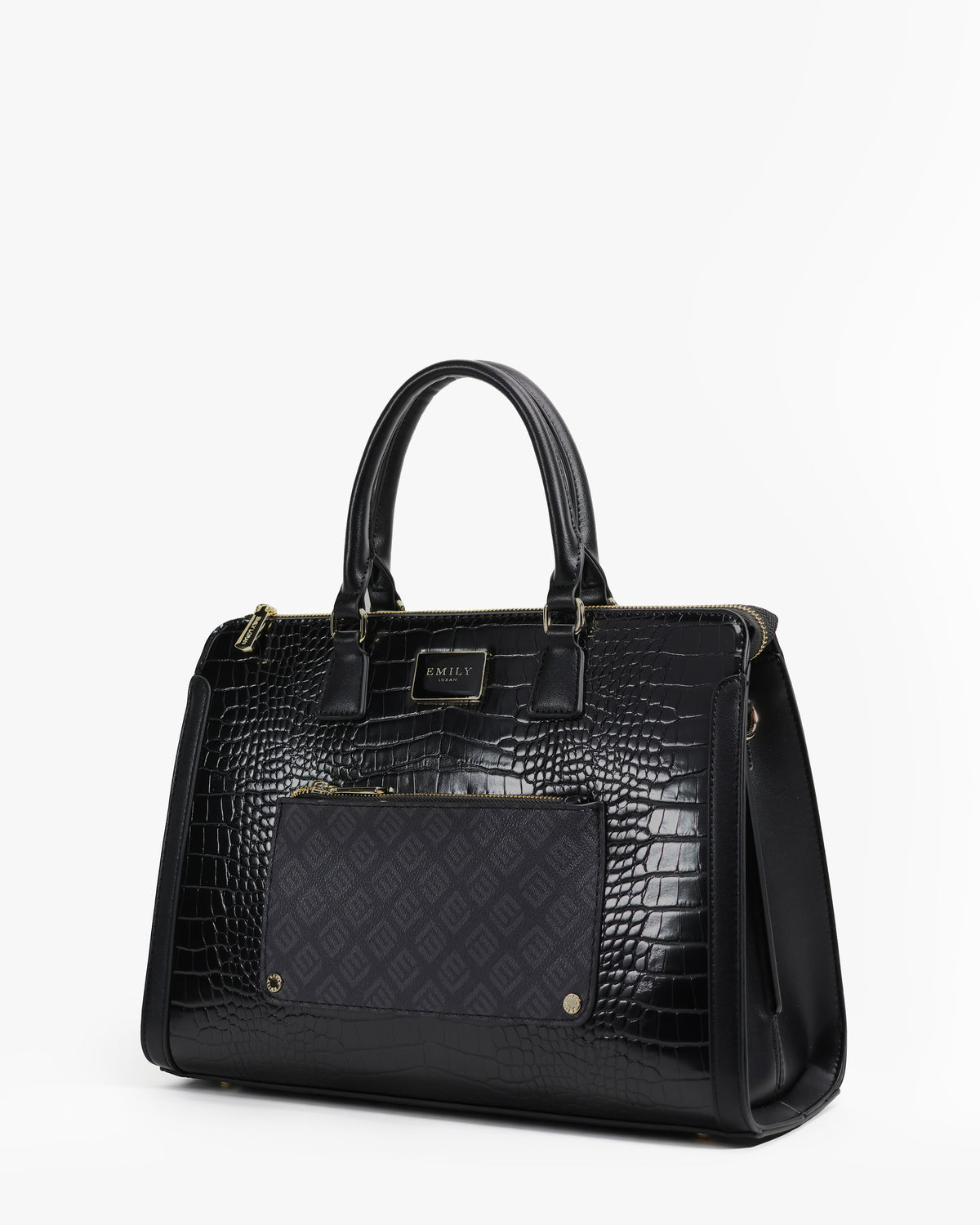 Dahlia Satchel — Structured Satchel — Black colorway, catalogue image 2