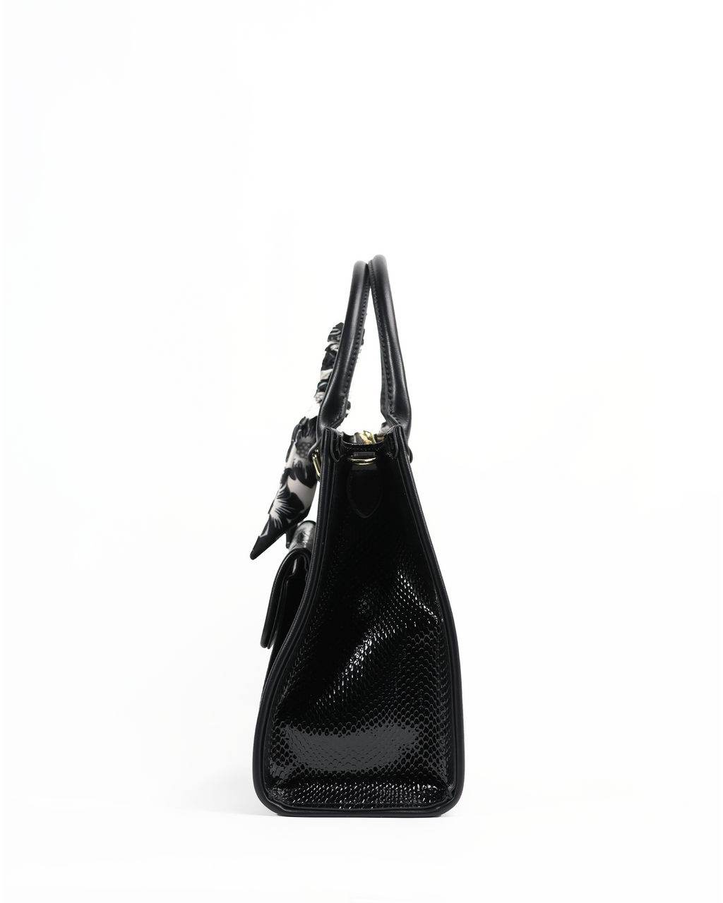Elowen Shopper — Large Shopper Tote — Black colorway, catalogue image 3