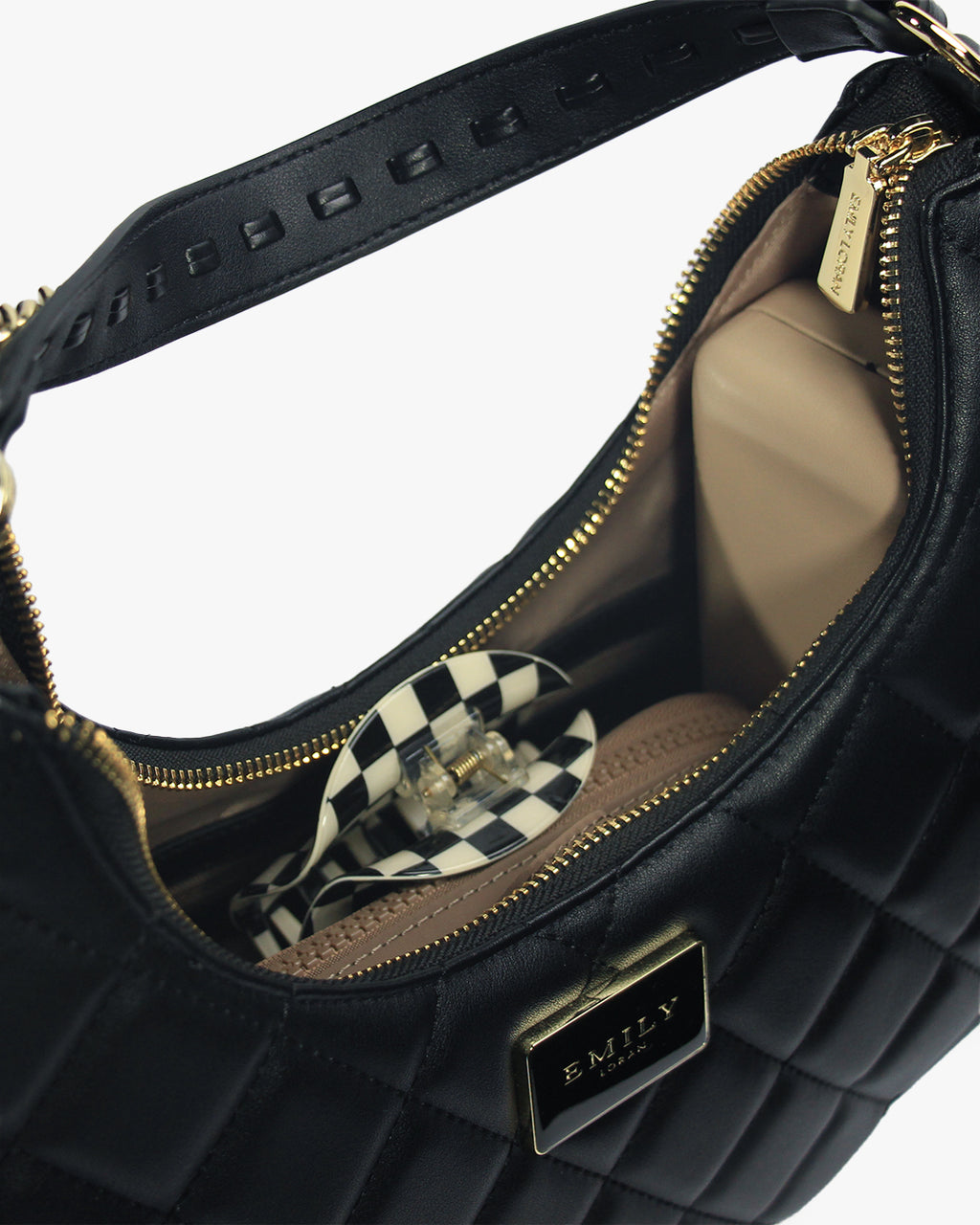 Seraphine Hobo — Hobo Bag — Black colorway, catalogue image 5