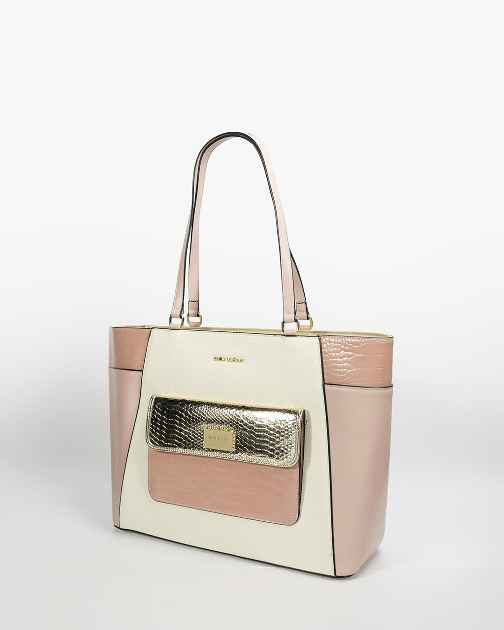 Ravenna Tote — Structured Shoulder Tote — Pink colorway, catalogue image 2