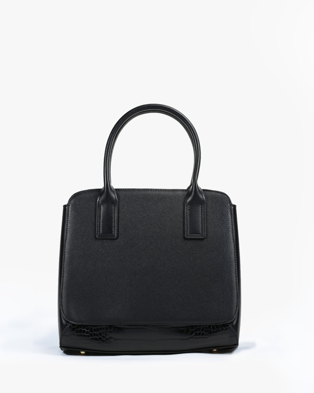 Carmela Satchel — Two-Tone Satchel — Black colorway, catalogue image 4