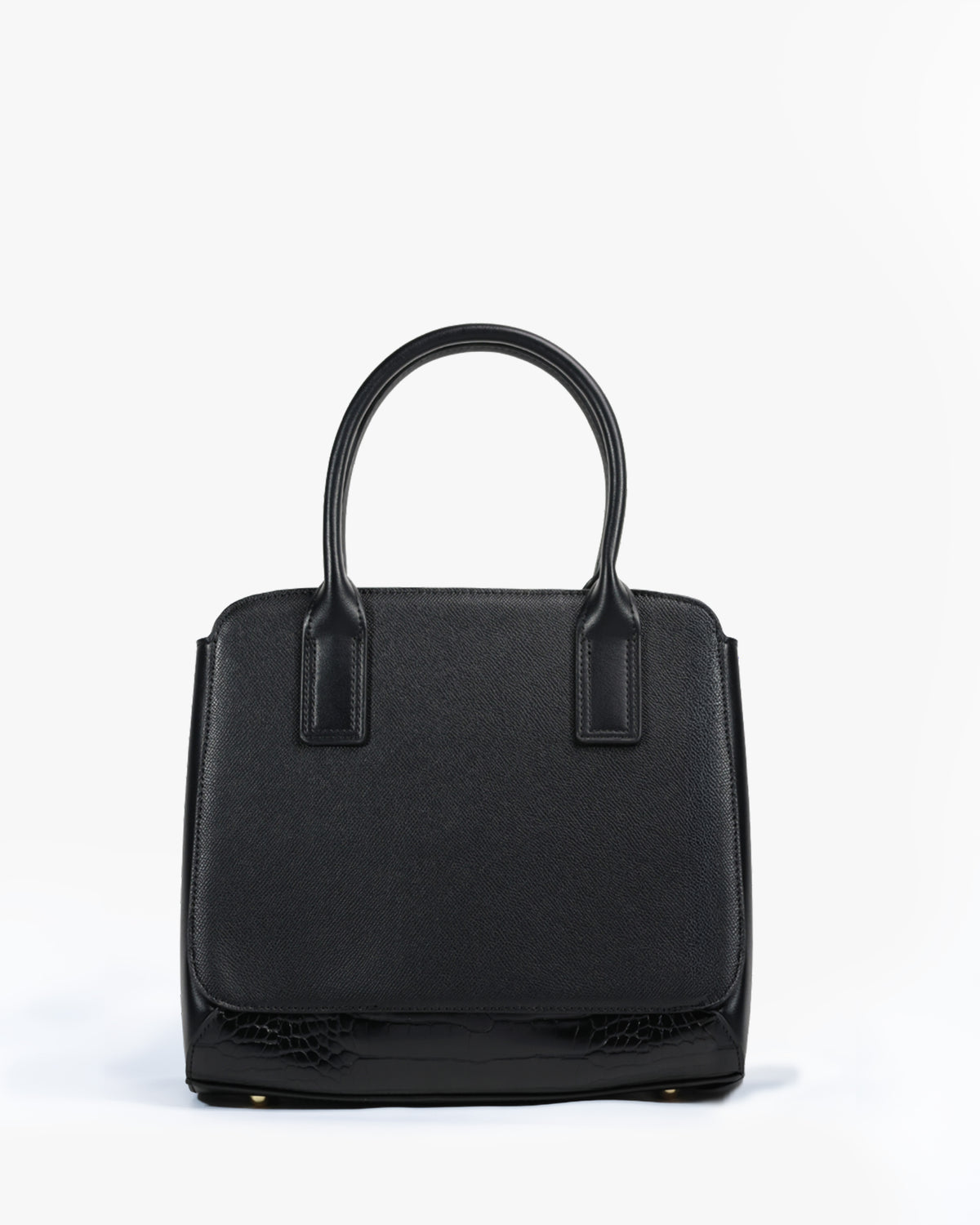 Carmela Satchel — Two-Tone Satchel — Black colorway, catalogue image 4