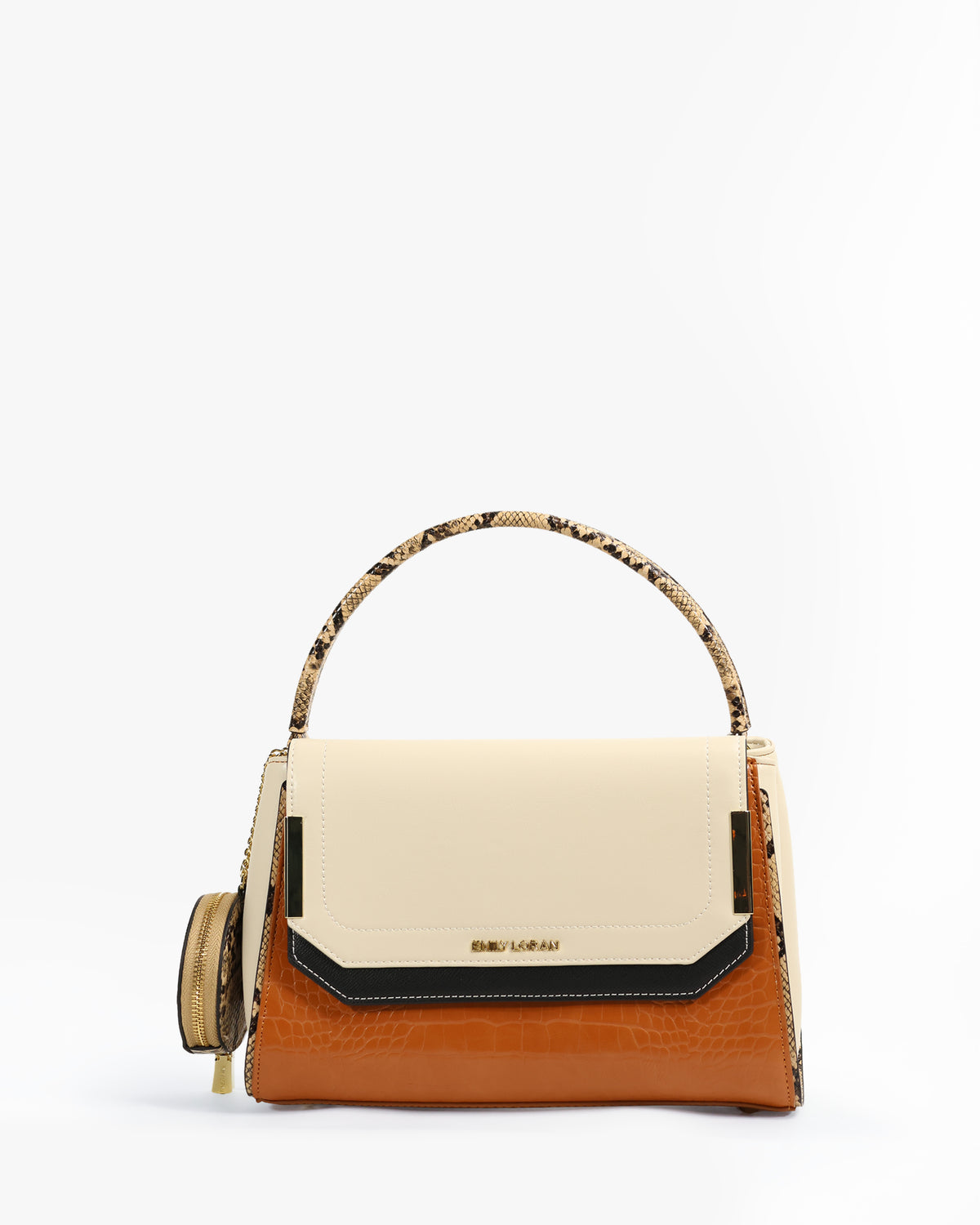 Sabrine Shoulder Bag — Flap Shoulder Bag — Beige colorway, catalogue image 1