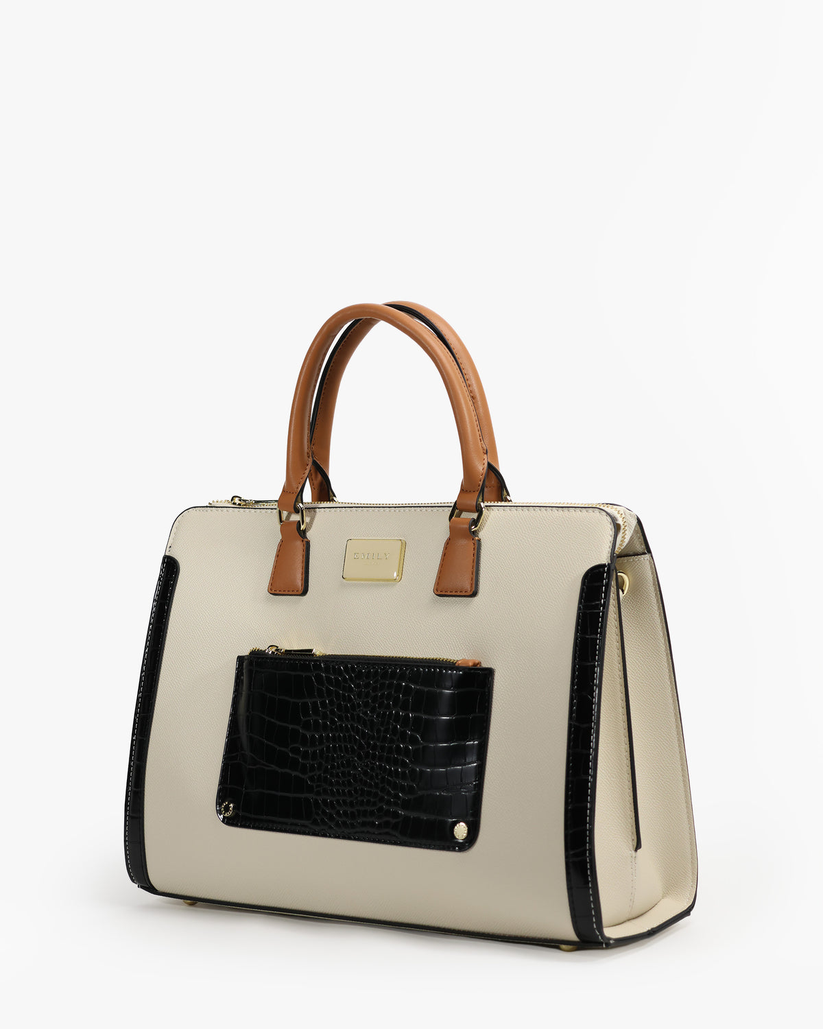 Dahlia Satchel — Structured Satchel — White colorway, catalogue image 2