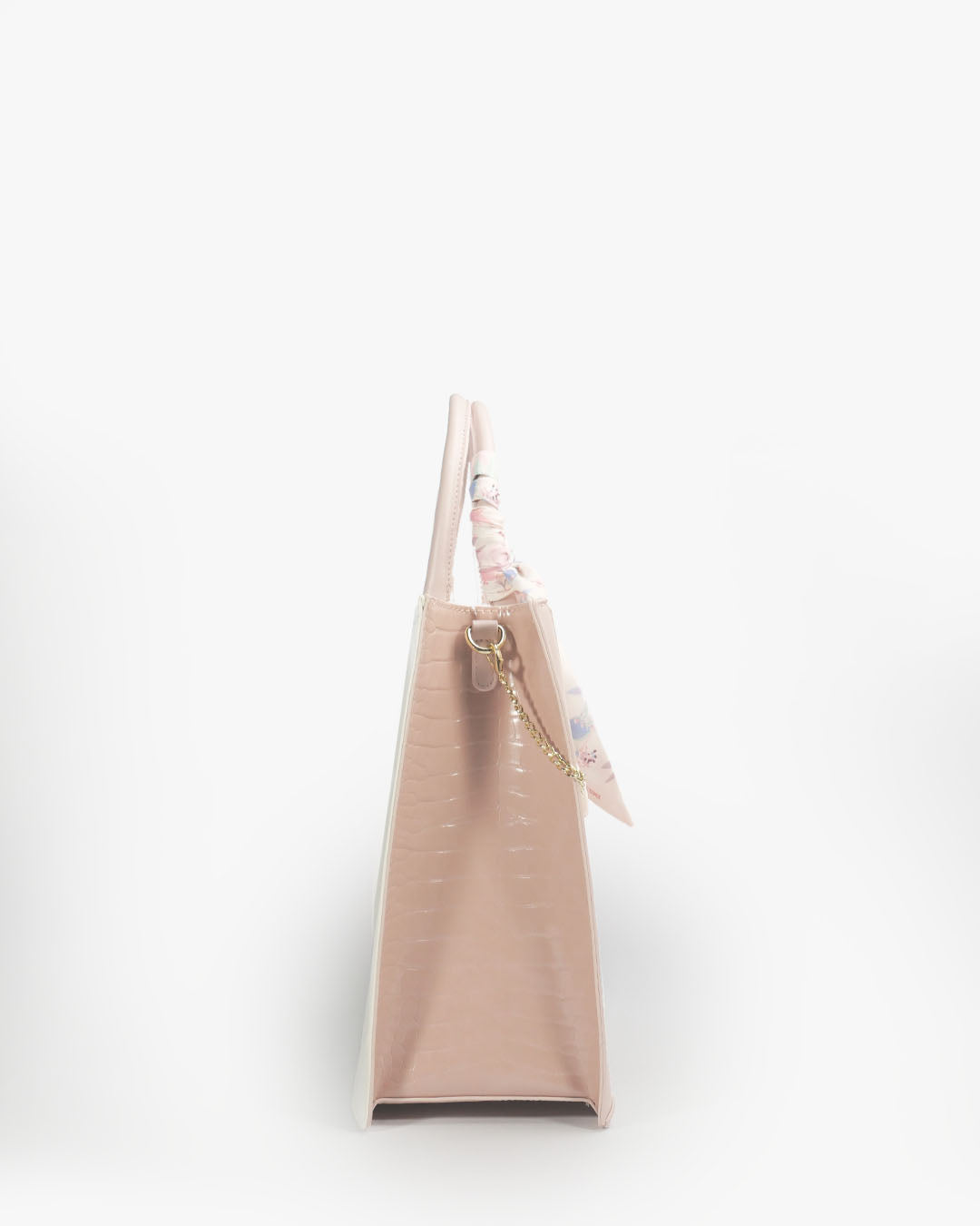 Ariana Tote — Structured Square Tote — Pink colorway, catalogue image 3