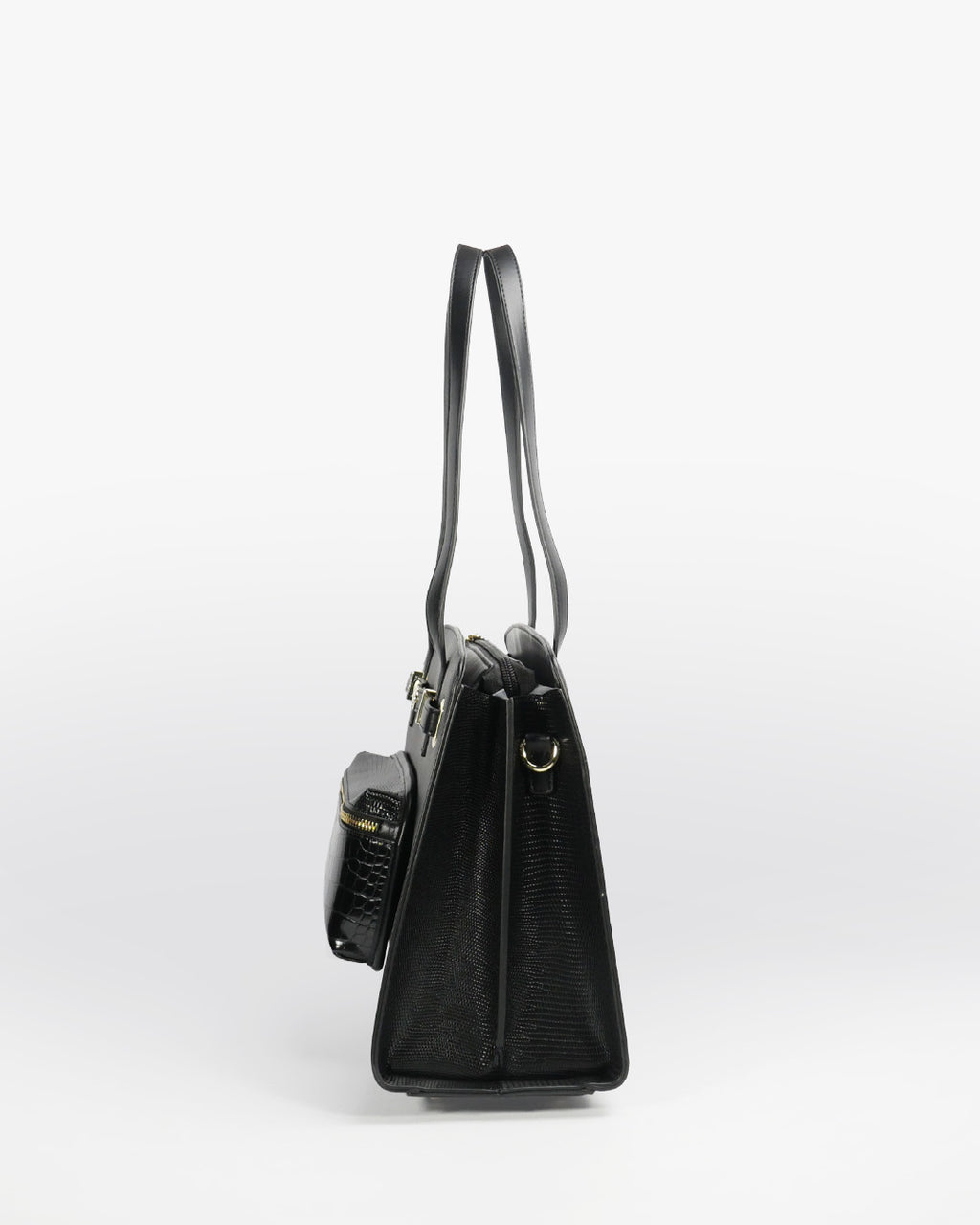 Bianca Trapeze Tote — Tote — Black colorway, catalogue image 3