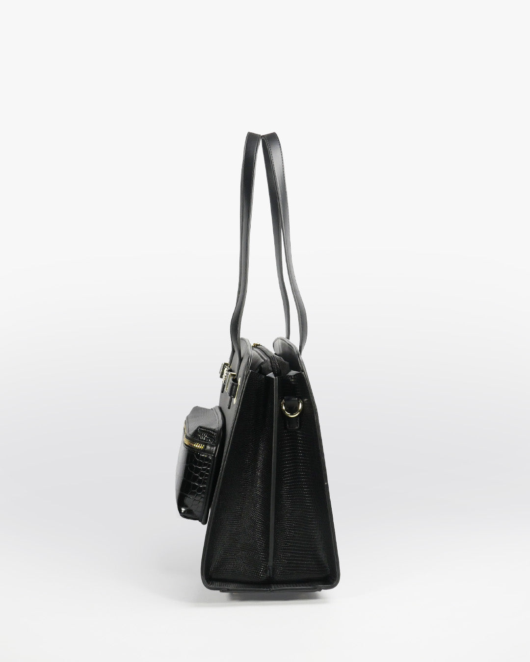 Bianca Trapeze Tote — Tote — Black colorway, catalogue image 3