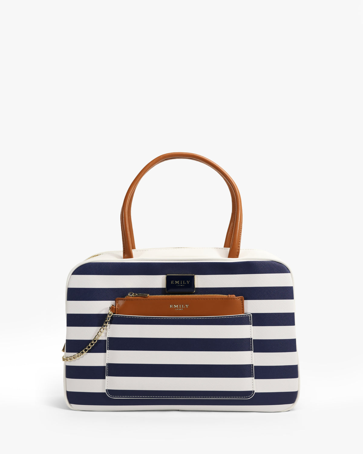 Annelise Boston — Boston Barrel Bag — Navy colorway, catalogue image 1