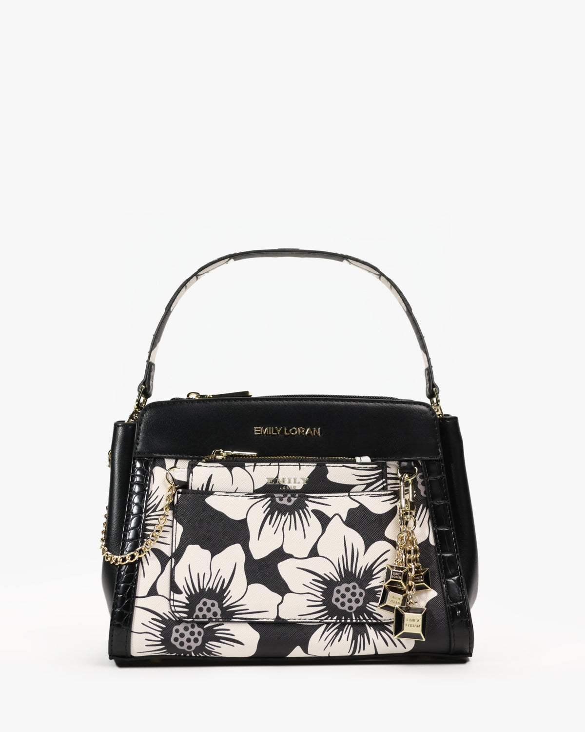 Amara Shoulder Bag — Flap Shoulder Bag — Black colorway, catalogue image 1
