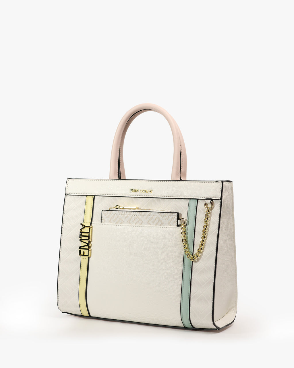 Aurore Tote — Ombré Shopper Tote — White colorway, catalogue image 2