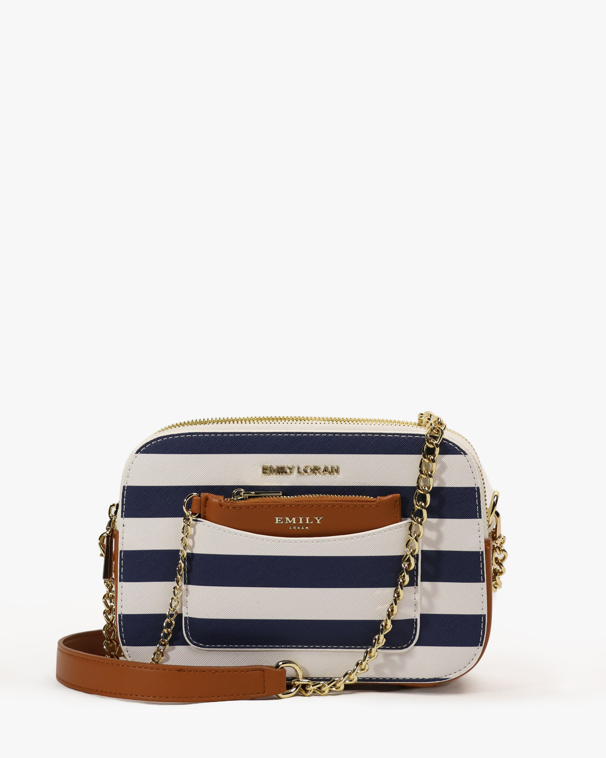 Selene Crossbody — Chain Crossbody — Navy colorway, catalogue image 1