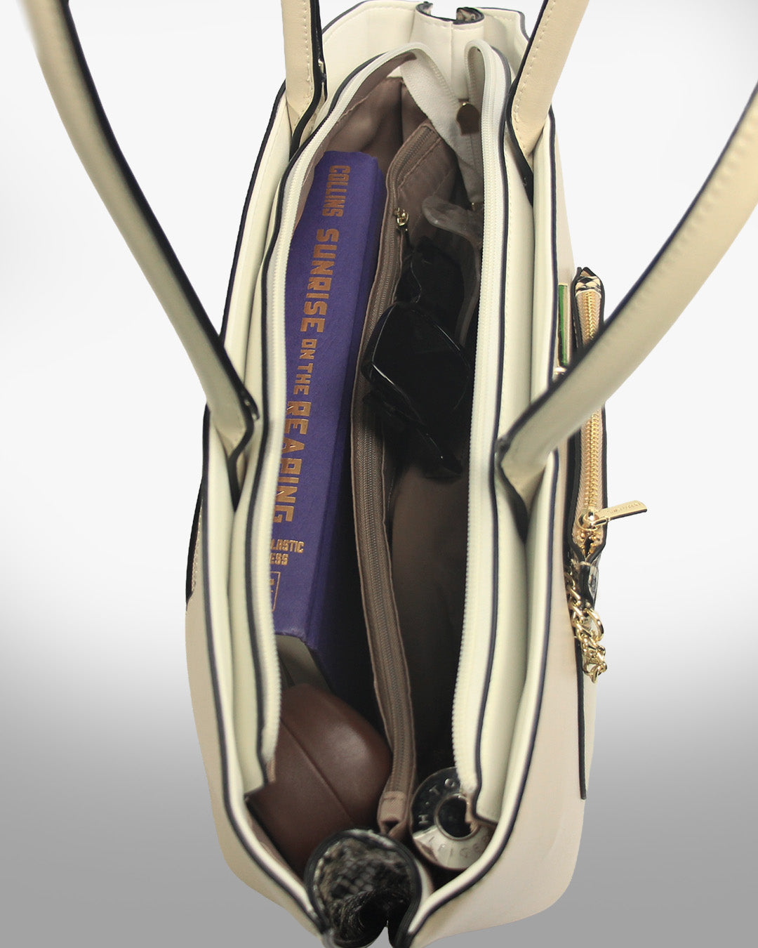 Aurelie Fan Tote — Fan Tote — Beige colorway, catalogue image 5