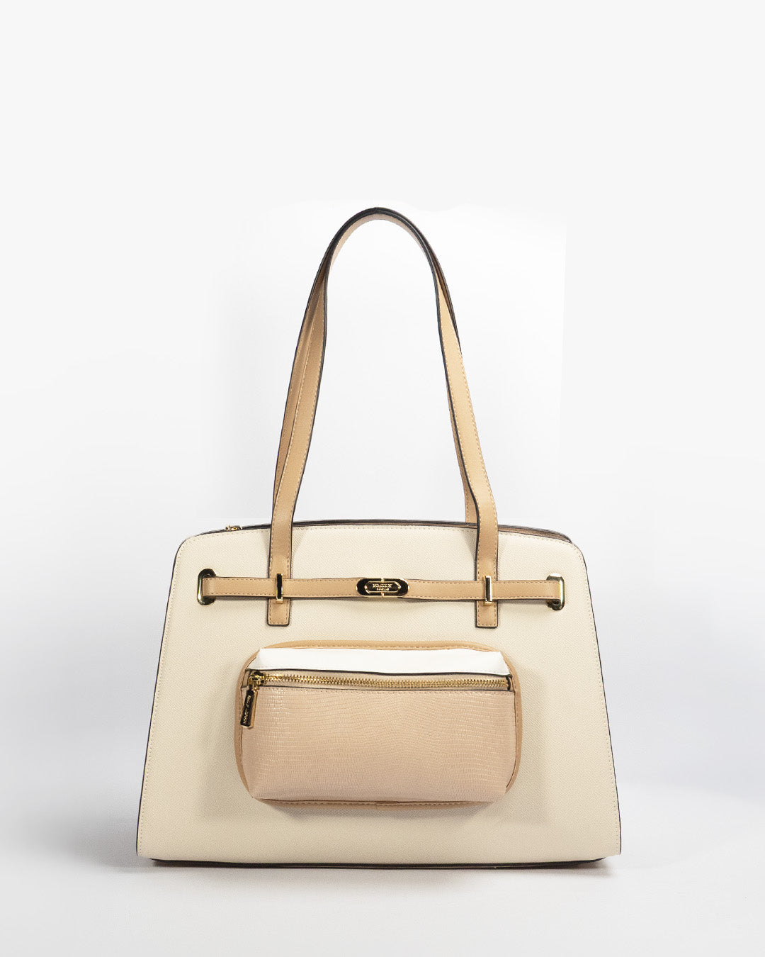 Bianca Trapeze Tote — Tote — Beige colorway, catalogue image 1