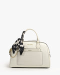 Noor Boston — Floral Boston Bag — White colorway, catalogue image 1