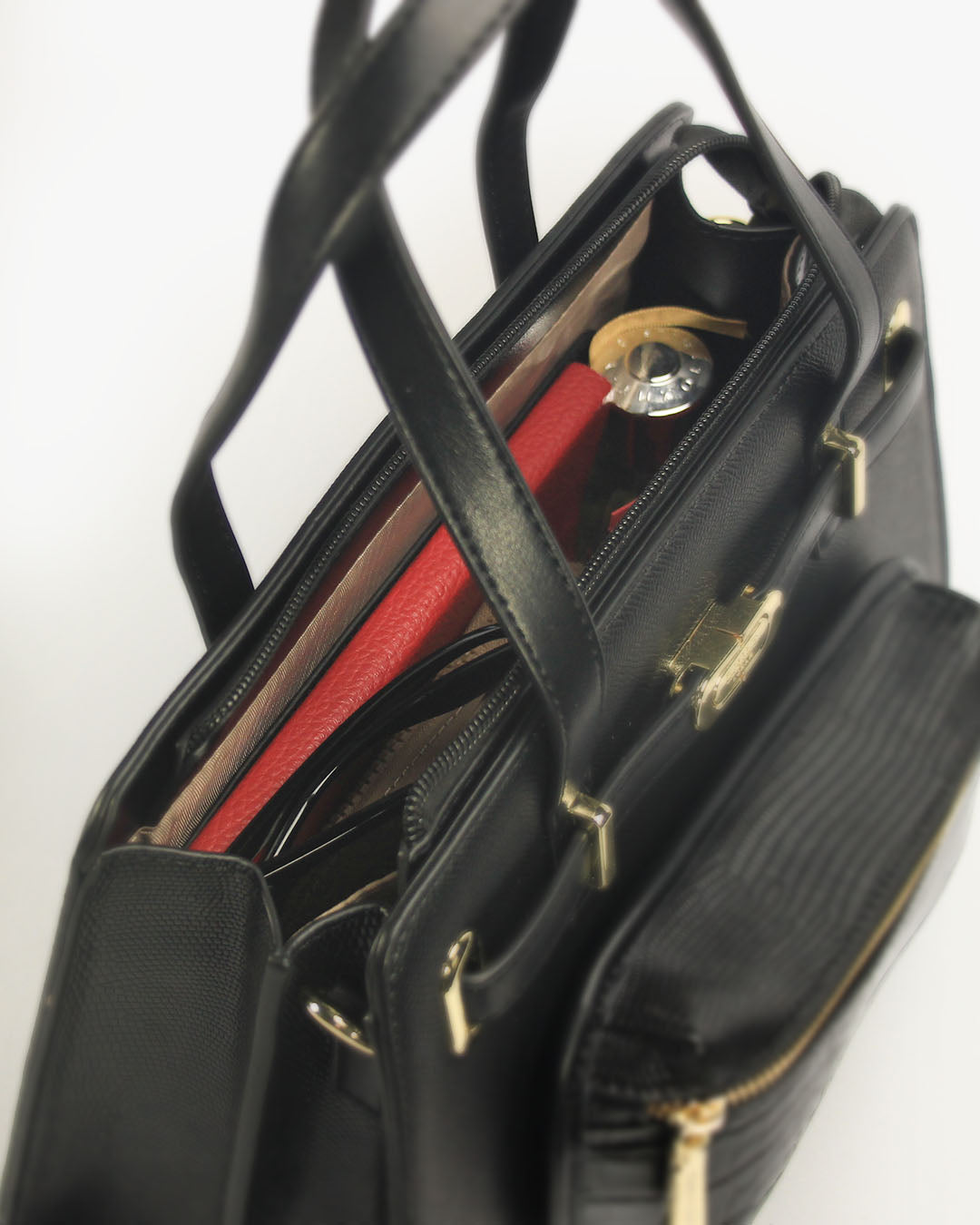 Colette Trapeze Tote — Tote — Black colorway, catalogue image 5