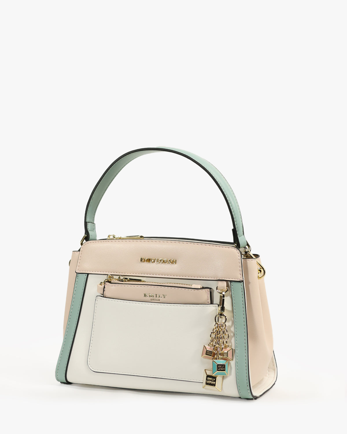 Amara Shoulder Bag — Flap Shoulder Bag — White colorway, catalogue image 2