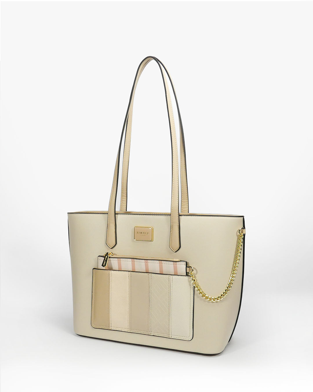 Delphine Tote — Shopper Tote — Beige colorway, catalogue image 2