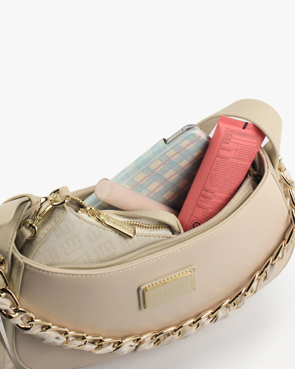 Lucia Hobo — Chain-Strap Hobo — Pink colorway, catalogue image 5