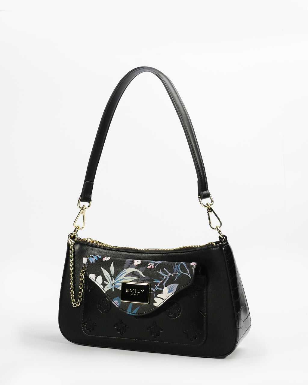 Rosalind Baguette — Shoulder Bag — Black colorway, catalogue image 2