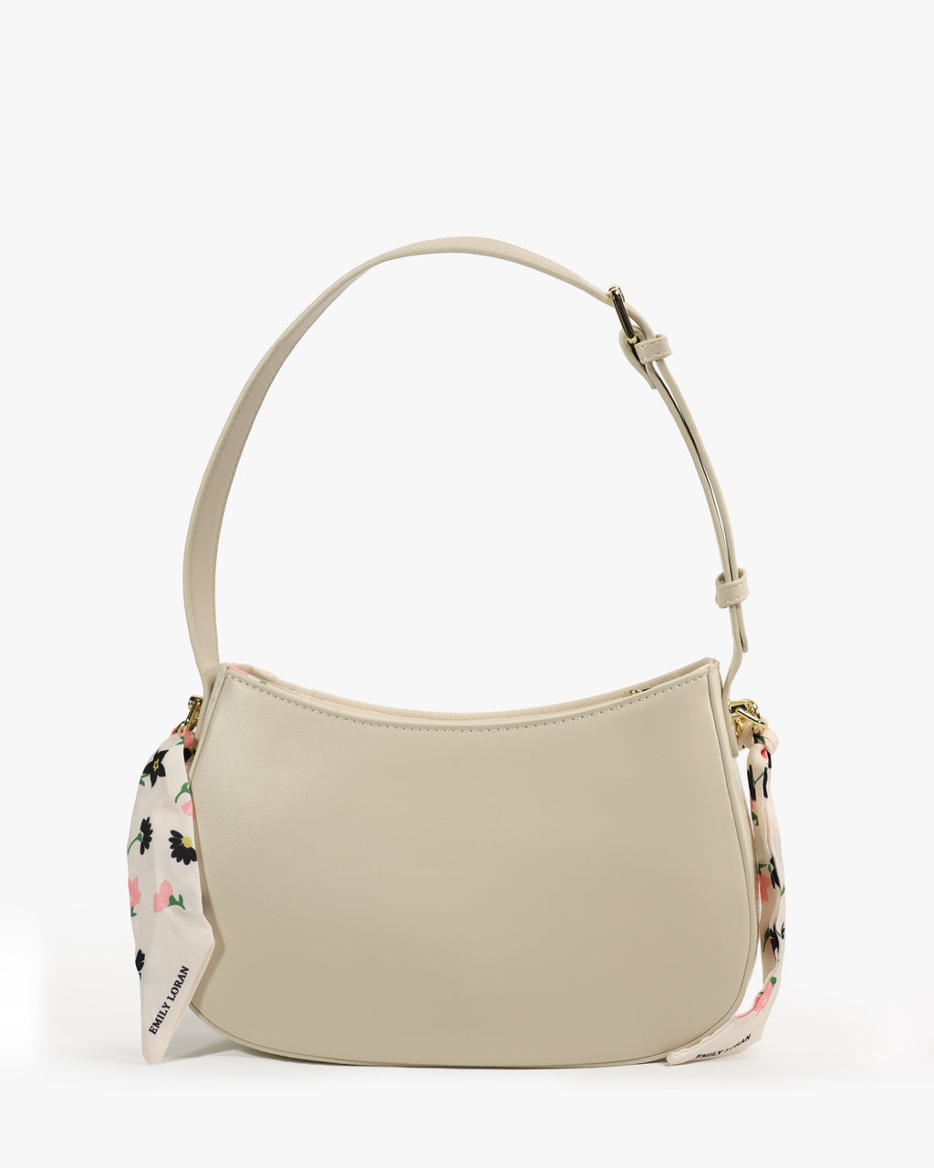 Lucia Hobo — Chain-Strap Hobo — Beige colorway, catalogue image 4