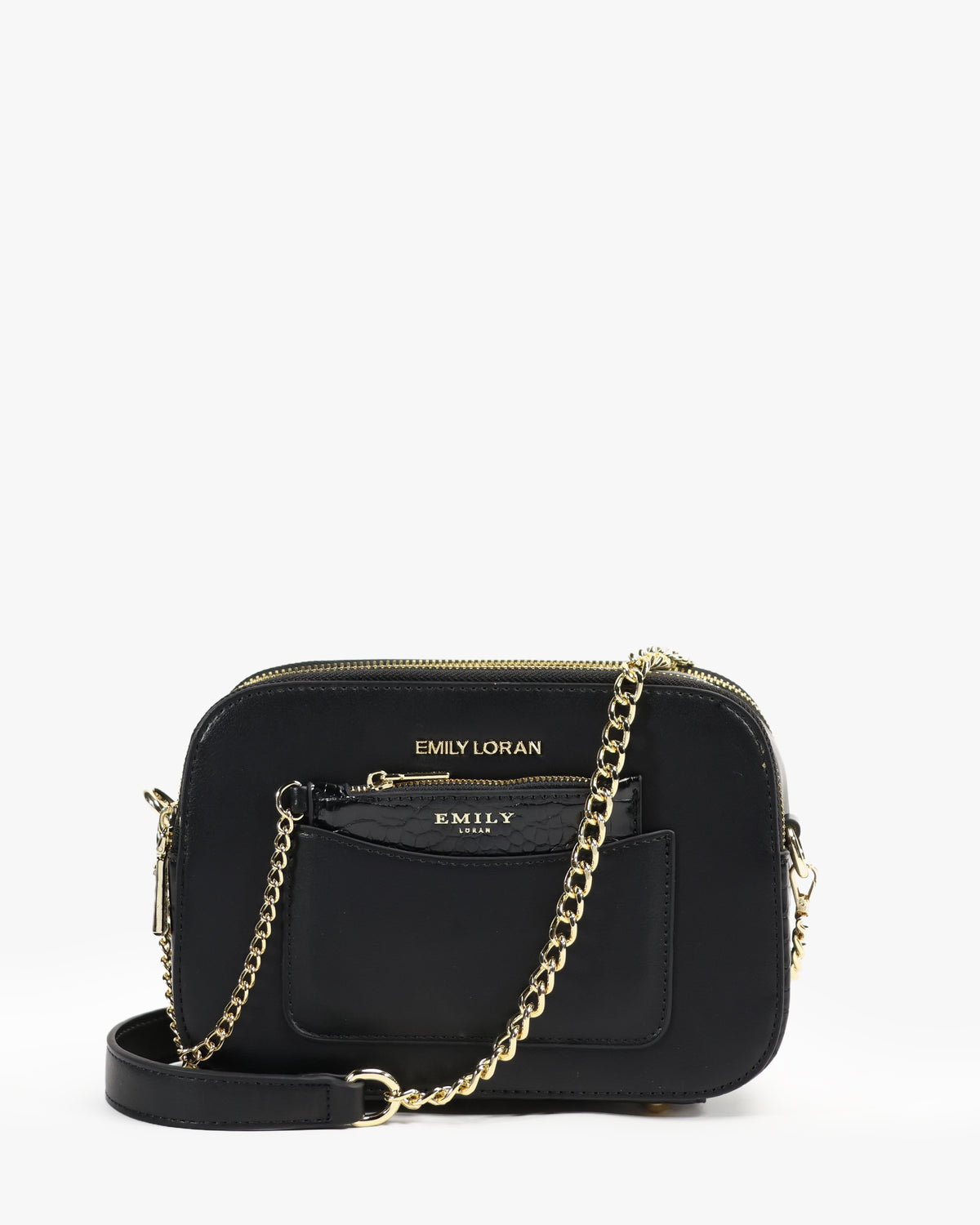 Selene Crossbody — Chain Crossbody — Black colorway, catalogue image 1
