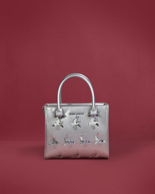 Lumina Sequin Flower Mini Tote