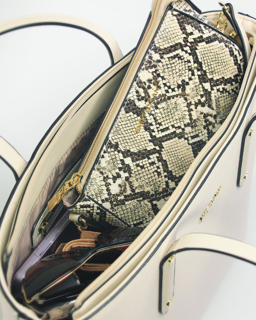 Nadia Tote — Shopper Tote — White colorway, catalogue image 5