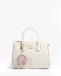 Hana Tote — Cherry Blossom Zip Tote — White colorway, catalogue image 1